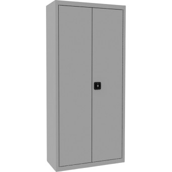 Шкаф металлический (архивный) для документов ШРА-21 850.4 серый  (850х400х1850 мм)