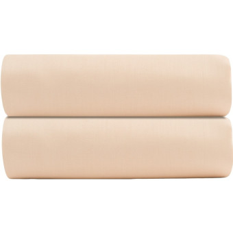 Простыня на резинке Tkano Essential 180х200х30 см сатиновая бежевая (TK20-FS0022)