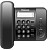 Телефон проводной Panasonic KX-TS2352RUB черный