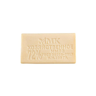 Мыло хозяйственное Ммк 72% 100 г (без обертки)