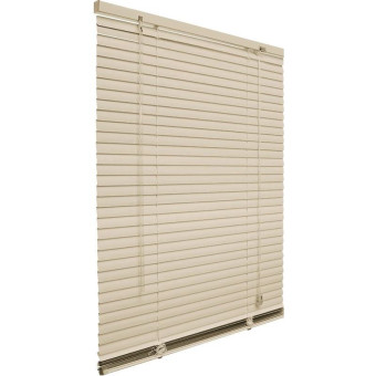 Жалюзи горизонтальные пластиковые бежевые (50х160 см)