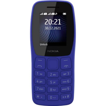Мобильный телефон Nokia 105 TA-1416 DS синий (SP01Z07Z1950Y)