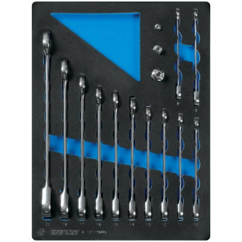 Набор ключей комбинированных King Tony 8-22 мм 15 предметов (9-10115MRV)