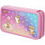 Пенал двухсекционный Комус Класс Corgi time розовый