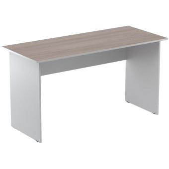Стол прямой Easy Standard (дуб темный/серый, 1400х600х740 мм)