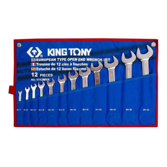 Набор ключей рожковых King Tony 6-32 мм 12 предметов (1112MRN)