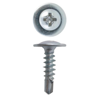 Саморезы по металлу Партнер 4.2x16 мм со сверловым наконечником (200 штук в упаковке, ФАС 2974 200 40)