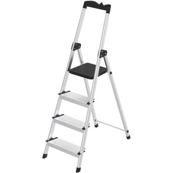 Стремянка алюминиевая/стальная Zalger 4 ступени (211-4)