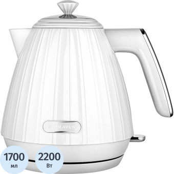 Чайник электрический Brayer 1074BR-WH белый