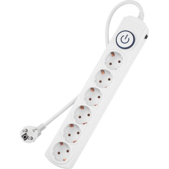 Сетевой фильтр Ippon BK-6-EU-5-16-W на 6 розеток 5 метров