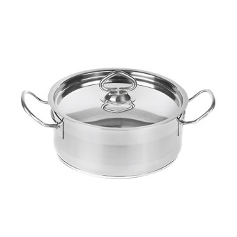 Кастрюля Luxstahl Индукция 3 л нержавеющая сталь с крышкой