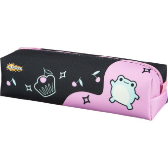 Пенал-косметичка односекционный Комус Класс Froggy черный