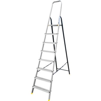 Стремянка алюминий/сталь Алюмет АМS7808 8 ступеней