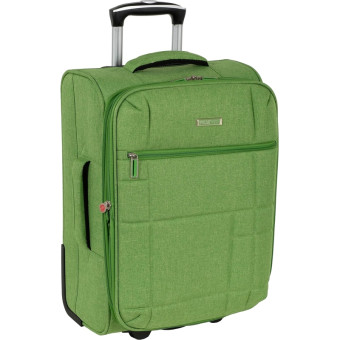 Чемодан Polar размер S 39 л из полиэстера зелёный