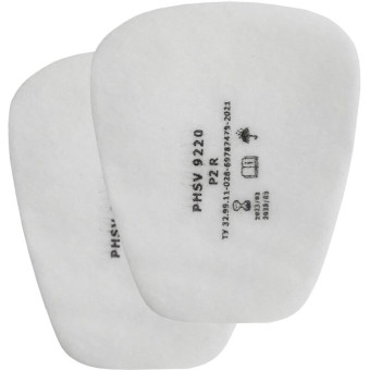 Предфильтр противоаэрозольный PHSV 9220 P2 R (2 штуки в упаковке)