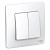 Выключатель двухклавишный Schneider Electric Blanca 10А IP20 с рамкой скрытого монтажа белый (BLNVS010501)