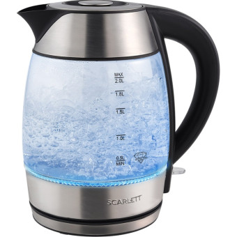 Чайник электрический Scarlett SC-EK27G13 серебристый