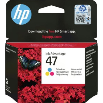 Картридж струйный HP 47 6ZD61AE цветной оригинальный