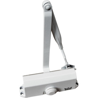Доводчик дверной Dormakaba TS77 EN 4 до 80 кг белый (76060111)