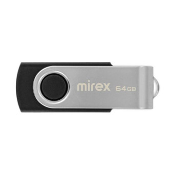 Флешка USB 2.0 64 ГБ Mirex Swivel (13600-FMURUS64) Флешка USB 2.0 64 ГБ Mirex Swivel (13600-FMURUS64)