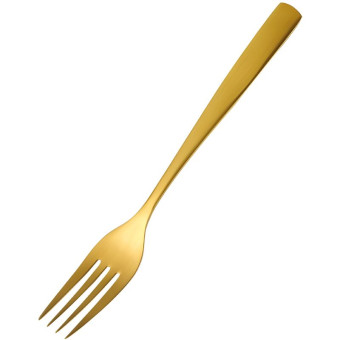 Вилка столовая Comas Bcn Colors 18% Gold (6098-12) 20 см нержавеющая  сталь (12 штук в упаковке)