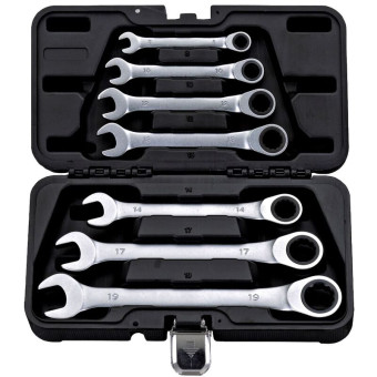 Набор ключей комбинированных Berger 8-19 мм 7 предметов (BG-7SCRW)