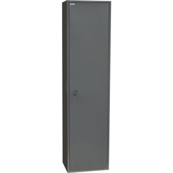 Шкаф металлический (архивный) для документов Комус Мебель TSL-180M  (тёмно-серый, 340х460х1800 мм)