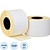 Термоэтикетки 58х80 мм ТОП 40 мм диаметр втулки влагостойкие и  морозостойкие (32 рулона по 500 этикеток)
