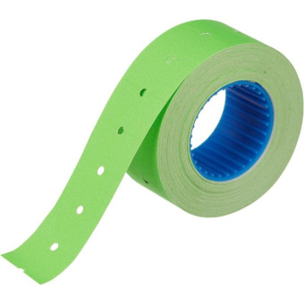 Этикет-лента прямоугольная зеленая 21.5х12 мм (200 рулонов по 800 этикеток)