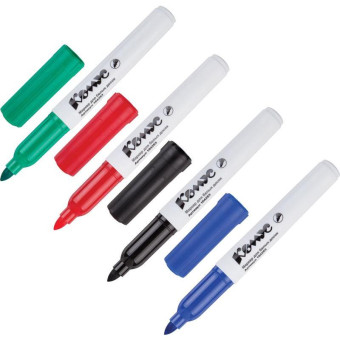 Набор маркеров для досок Комус BY2304 4 цвета (толщина линии 2-5 мм)