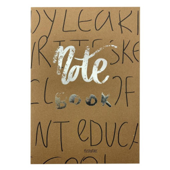 Тетрадь общая Kroyter A4 48 листов в клетку на скрепке (обложка с рисунком)