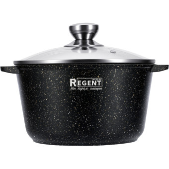 Кастрюля Regent inox Linea Cosmo 5.8 л литой алюминий с крышкой