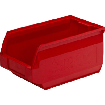 Ящик (лоток) универсальный Verona полипропиленовый 250x150x130 мм красный