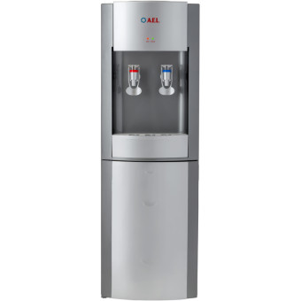 Кулер для воды AEL LD-AEL-28 серый/серебристый (нагрев и охлаждение)