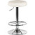 Табурет барный Dobrin Bruno кремовый/хромированный (искусственная  кожа/металл)