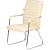 Конференц-кресло Easy Chair 806 VPU бежевое (экокожа, металл   хромированный)