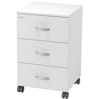 Тумба медицинская лабораторная 1014684 подкатная (белый, 450х451х720 мм)