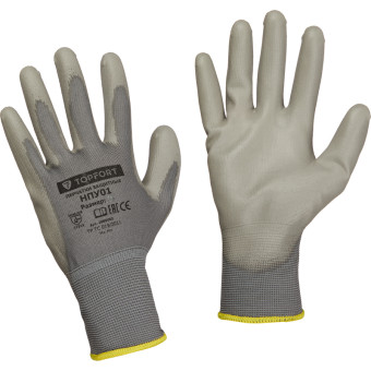 Перчатки TOPFORT НПУ01 нейлоновые с полиуретановым покрытием (размер 8  (M))