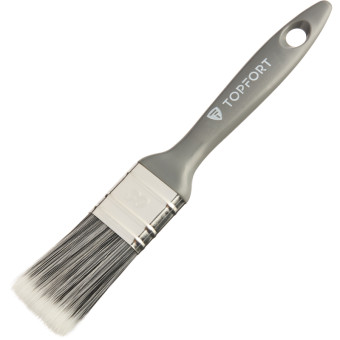 Кисть малярная плоская TOPFORT Stella из искусственной щетины 30x15 мм с  пластиковой рукояткой