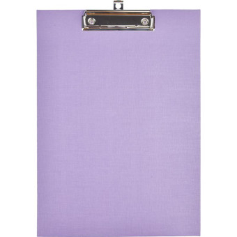 Папка-планшет с зажимом Комус A4 фиолетовая