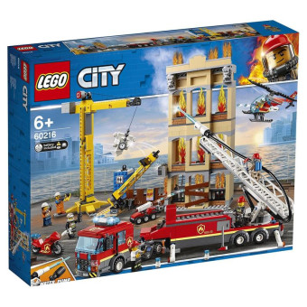 Конструктор Lego City Fire Центральная пожарная станция 60216