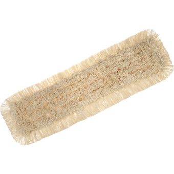 Насадка МОП плоская хлопок 80x14 см бежевая
