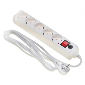 Сетевой фильтр Buro 500SH-3-W на 5 розеток 3 метра