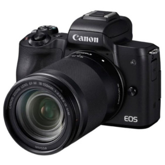 Фотоаппарат Canon EOS M50 kit + объектив EF-M 18-150 IS STM черный