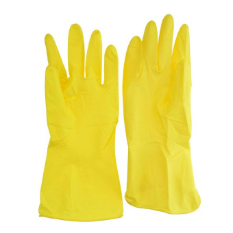 Перчатки латексные без напыления желтые (размер 9, L, 67465 )