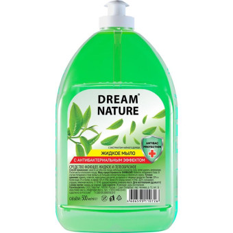 Мыло жидкое Dream Nature Чайное дерево 500 мл (дозатор пуш-пул)