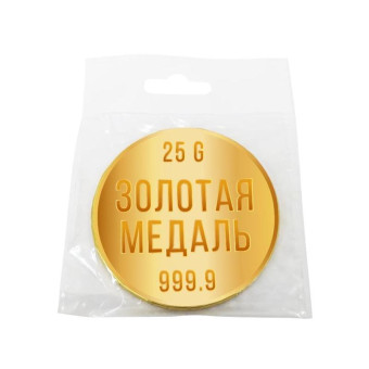 Медаль шоколадная подарочная Chokocat Золотая медаль 25 г