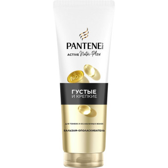 Бальзам-ополаскиватель Pantene Pro-V Густые и крепкие для тонких и  ослабленных волос 230 мл
