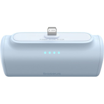 Внешний аккумулятор (power bank) Baseus Compact 5000 мАч голубой (BAS-P1006830731300)