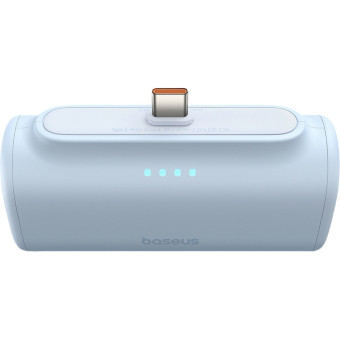 Внешний аккумулятор (power bank) Baseus Compact 5000 мАч голубой (BAS-P1006830631300)